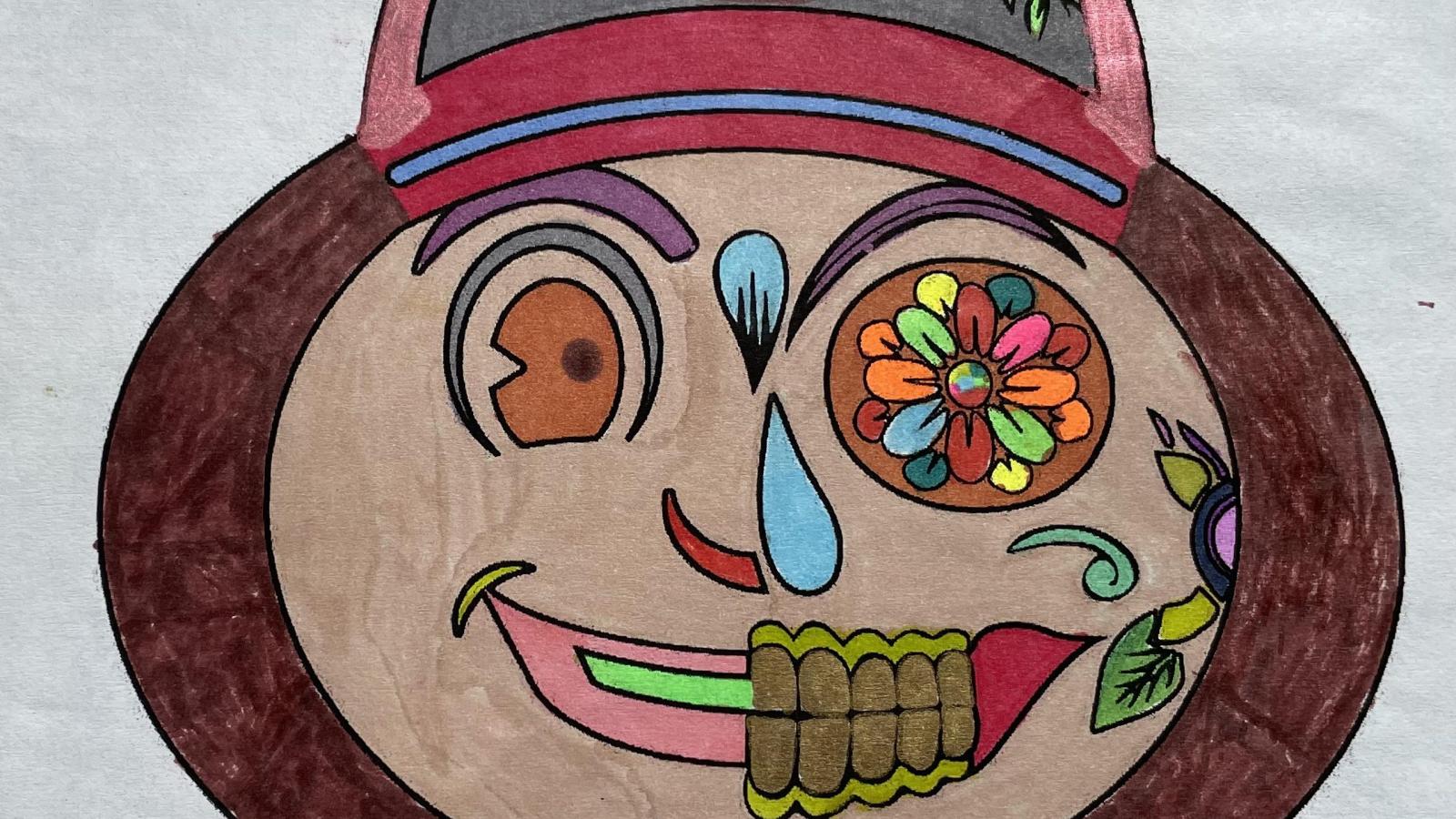 Brutus / Calavera Coloring Entry